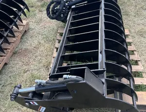 Armstrong Ag BGRMINI-SKID MINI BRUSH RAKE GRAPPLE 60" 11 TINE SKID STEER  