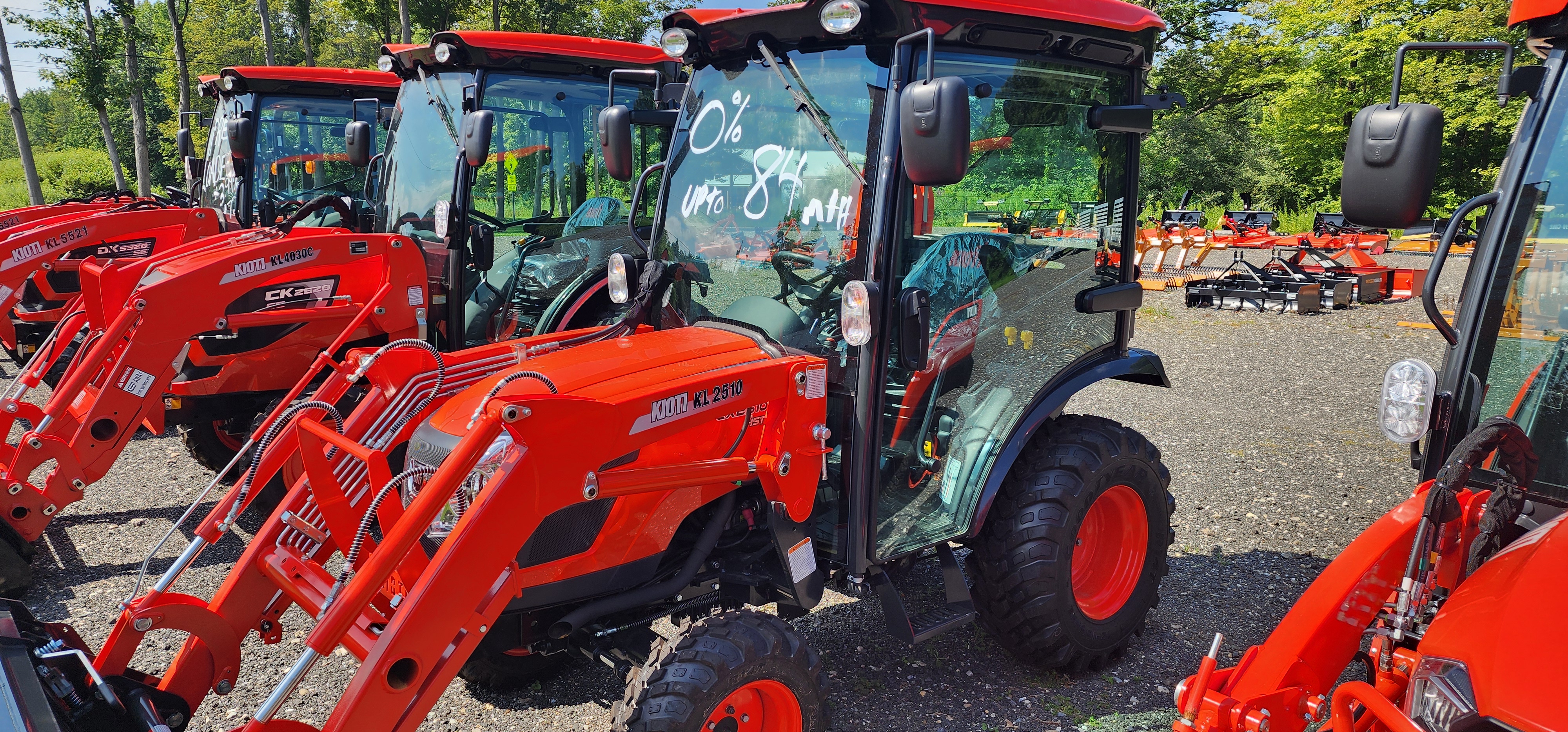 Kioti CX2510 Hydrostatic Compact Cab Tractor: